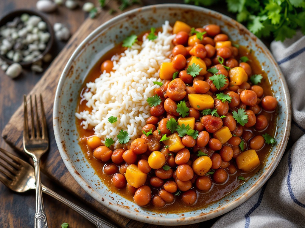 Jamaican Stew Peas with Rice (Kingston Style)