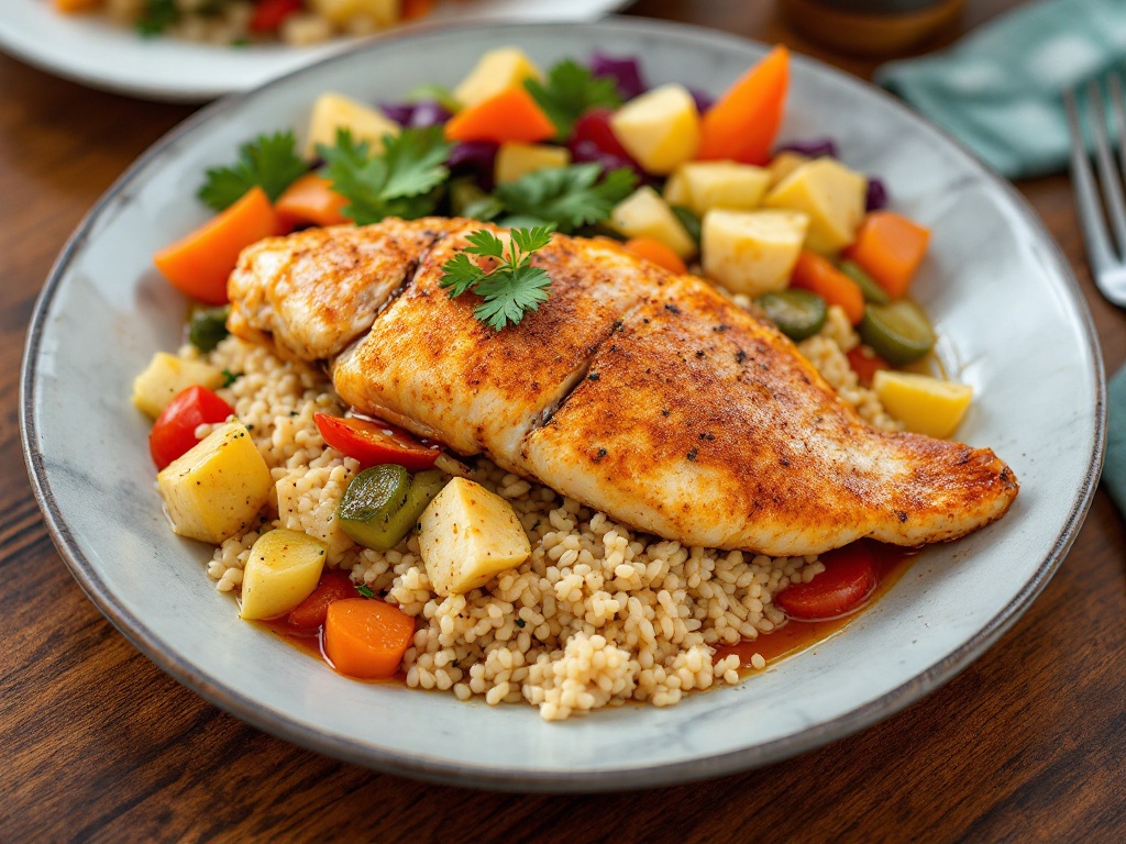 Jamaican Escovitch Fish with Festival and Pickled Vegetables (Portland Style)